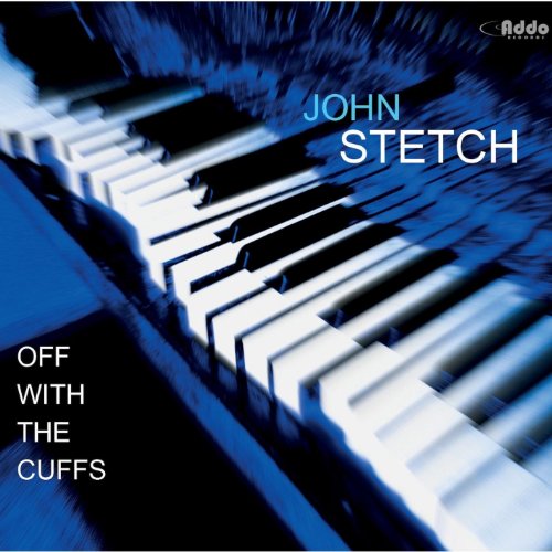 CD cover for John Stetch’s “Off With The Cuffs” featuring piano keys.