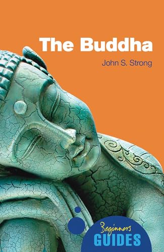 Book cover featuring a teal Buddha head against an orange background.