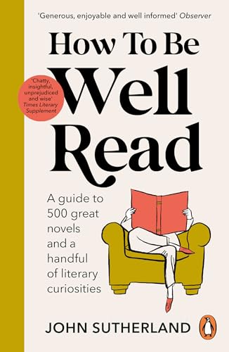 Book cover: “How to Be Well Read” with illustration of a reader.