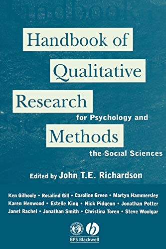Book cover: "Handbook of Qualitative Research Methods" with author names below.