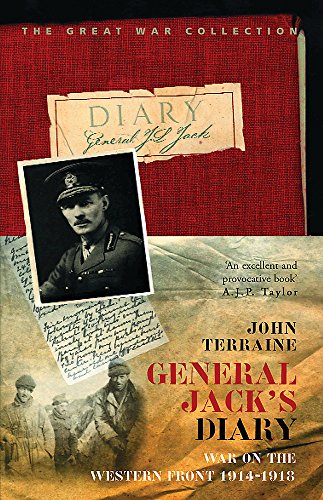 Book cover: "General Jack's Diary 1914-18" with portrait and soldiers.