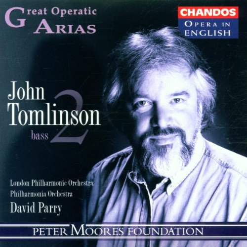 CD cover featuring a black-and-white portrait of John Tomlinson, a bearded man.