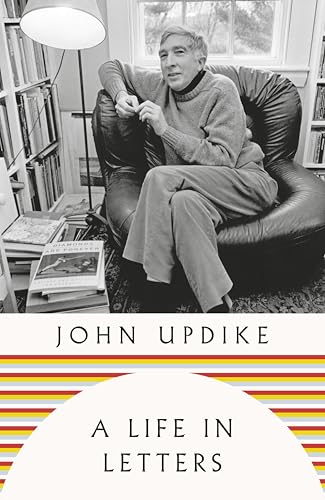 Book cover featuring author John Updike seated in a leather chair.