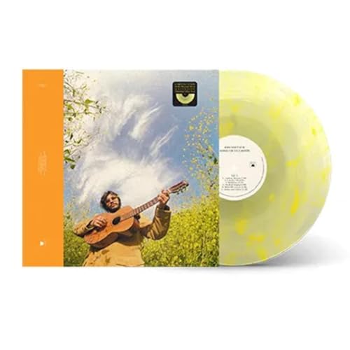 John Vincent III album cover showing a man playing guitar in a field with vinyl.