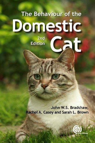Book cover featuring a tabby cat lying in green grass.