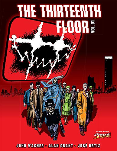 Comic book cover: "The 13th Floor" featuring figures and a red, black design.