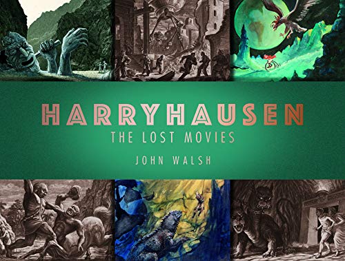 Book cover featuring Ray Harryhausen’s stop-motion monsters and film stills.