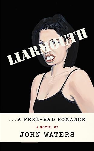Book cover: painted portrait of a woman with bold, white title "Liarmouth".