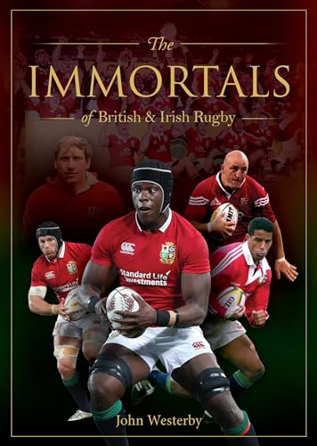 Book cover featuring portraits of British & Irish rugby players.