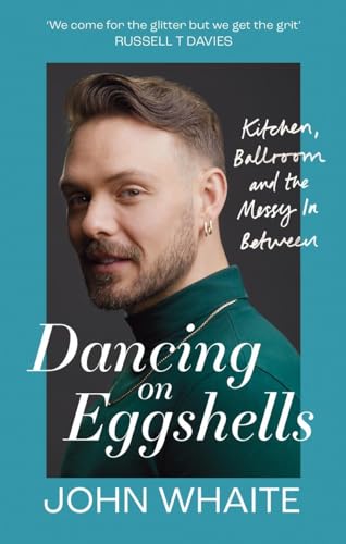 Book cover with portrait of John White, author of “Dancing on Eggshells”.