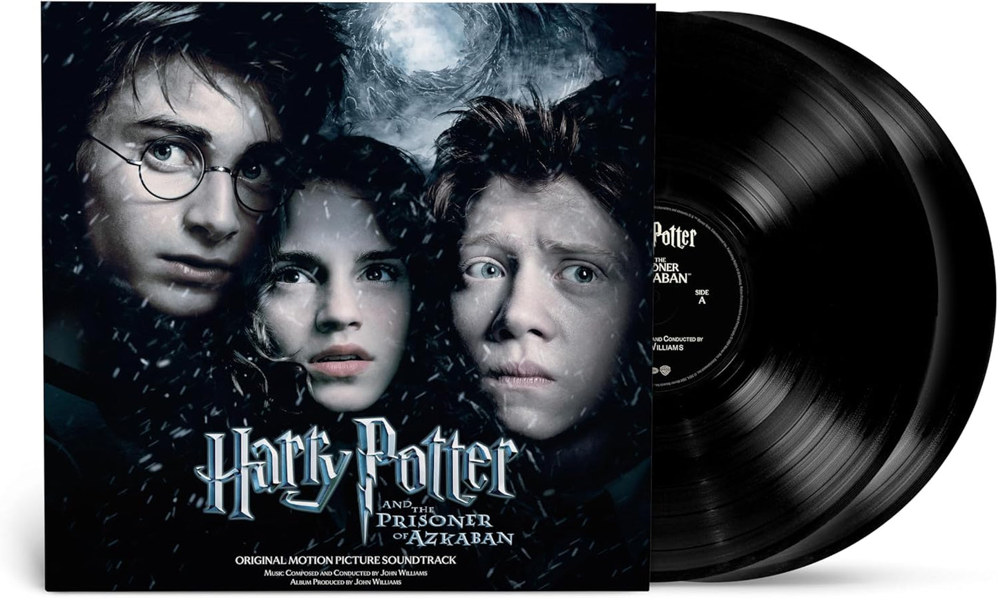 Harry Potter and the Prisoner of Azkaban vinyl record with character artwork.