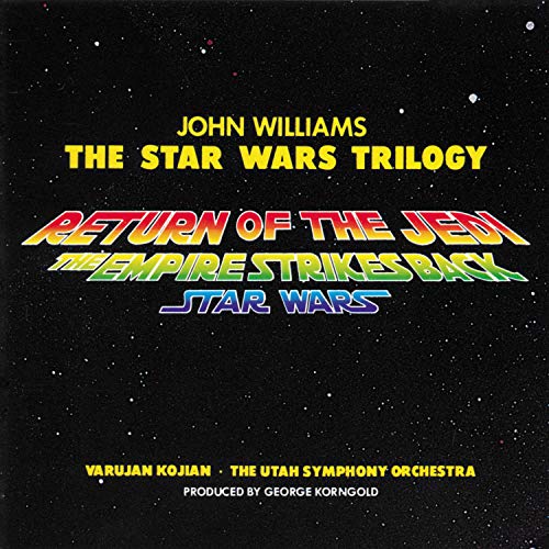 CD cover for John Williams’ “The Star Wars Trilogy” soundtrack.