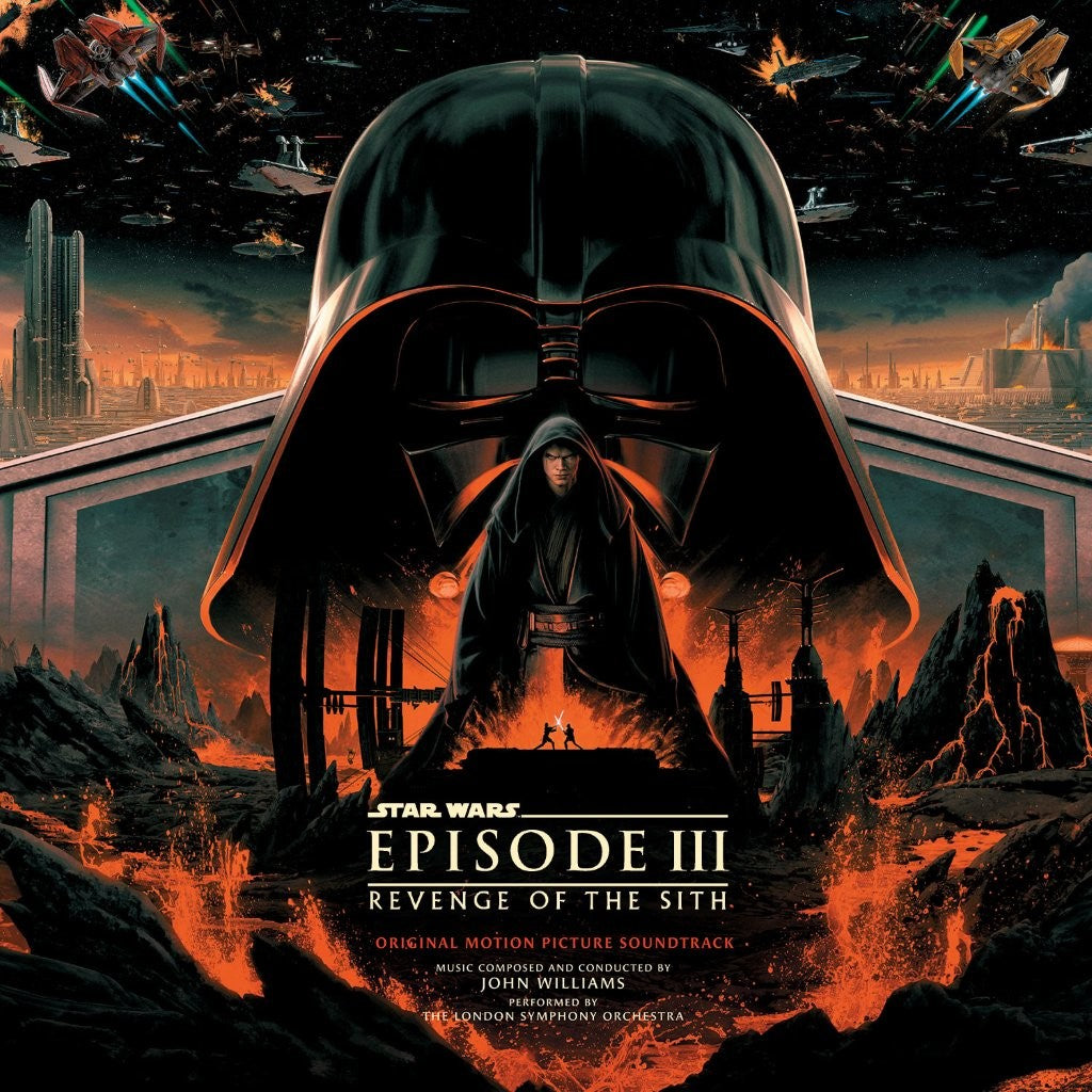 Star Wars Episode III Revenge of the Sith vinyl record cover art.