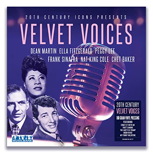 Vinyl record cover featuring portraits of classic jazz and vocal artists.