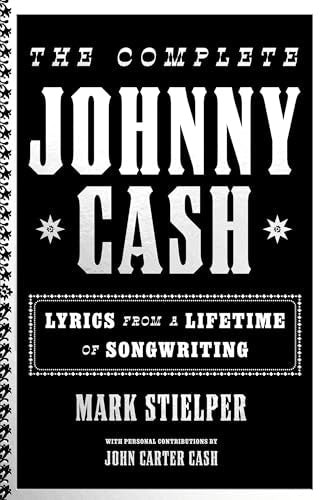 Black and white book cover featuring “The Complete Johnny Cash” title.