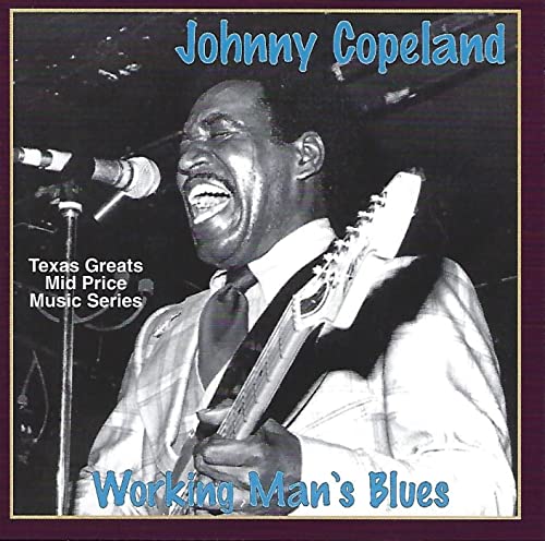 CD cover of Johnny Copeland performing with a guitar and microphone.