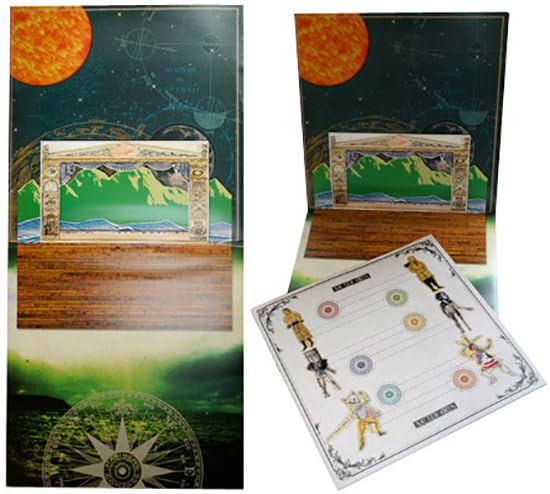 Johnny Flynn's "A Larum" vinyl record with celestial artwork and tracklist.