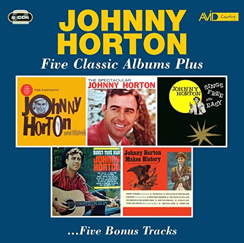 Johnny Horton album cover featuring portraits and album art, two CDs indicated.