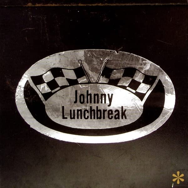 CD cover with checkered flag design and “Johnny Lunchbreak” text.