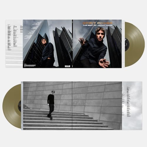 Johnny Marr “Spirit Power” vinyl album packaging with musician on cover.