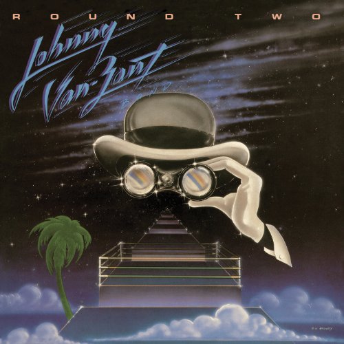 CD cover for Johnny Van Zant Band’s “Round Two” with hat and binoculars.