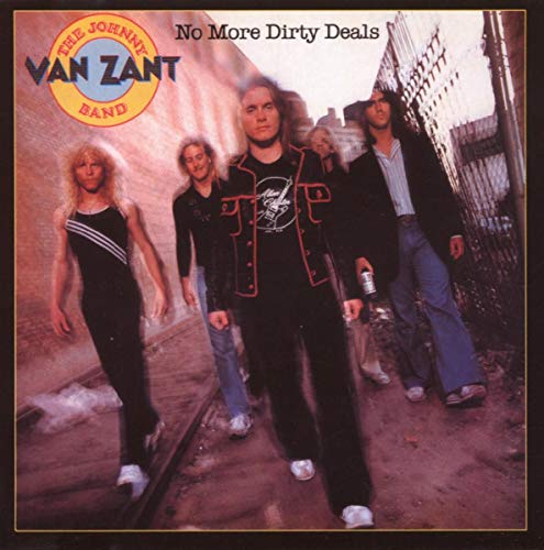 The Johnny Van Zant Band members walking down an alleyway on album cover art.