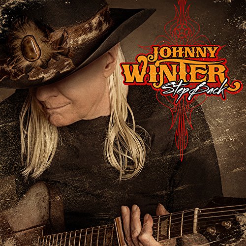 "Johnny Winter album cover featuring a man with long blonde hair and a black hat."