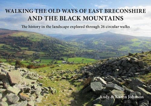 Book cover depicting rolling hills and mountains of East Breconshire.