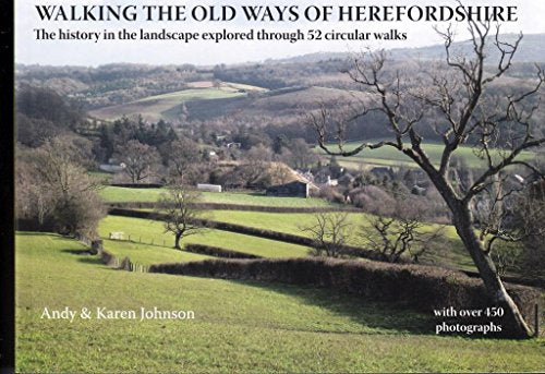 Book cover depicting a rural Herefordshire landscape with fields and bare trees.