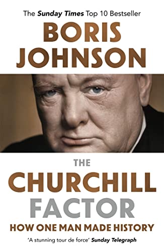 Book cover featuring a portrait of Winston Churchill and bold title text.