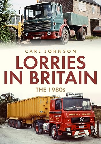 Book cover featuring a green truck above a red truck with a yellow trailer.