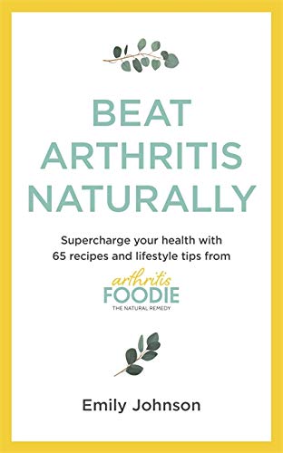 Book cover: "Beat Arthritis Naturally" by Emily Johnson, with green foliage.