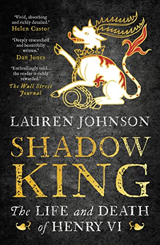 Book cover: "Shadow King" with a chained lion and bold text.