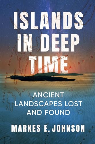 Book cover with islands, text, and a nautical map background.