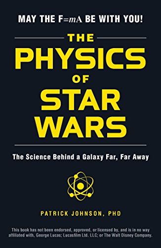 Book cover: "The Physics of Star Wars" with atomic symbol graphic.