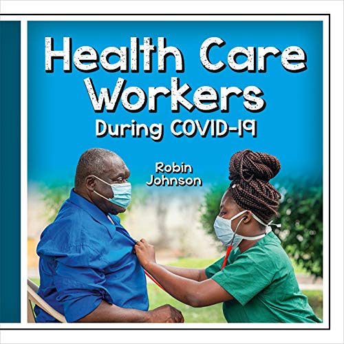 Book cover: healthcare workers assisting a patient during COVID-19.
