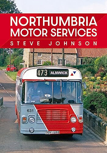 Book cover featuring a vintage red and grey bus on a road.