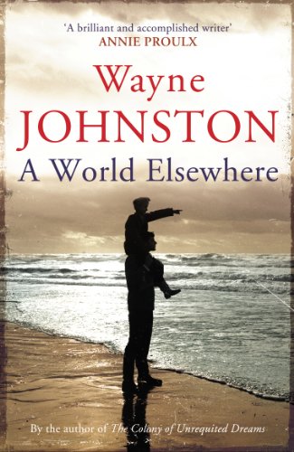 Book cover: silhouetted figures on a beach, titled "A World Elsewhere".