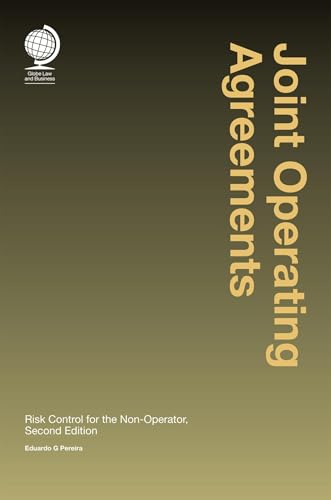 Book cover: "Joint Operating Agreements" in gold text on dark green background.