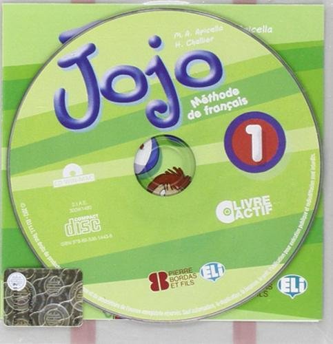 CD-ROM for “Jojo: Digital book 1”, French language learning material.