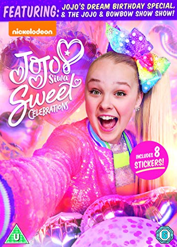 Jojo Siwa DVD cover featuring a smiling girl with a large bow.