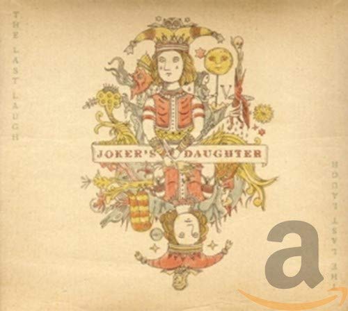 CD cover for “Joker’s Daughter - The Last Laugh” with ornate, colorful design.