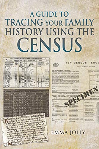 Book cover with historical census forms and the title “A Guide to Tracing Your Family History.”