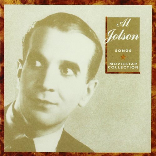 Sepia-toned portrait of Al Jolson, with “Moviestar Collection” text.