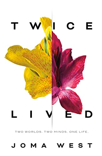 Book cover showing a split flower, yellow on the left and pink on the right.
