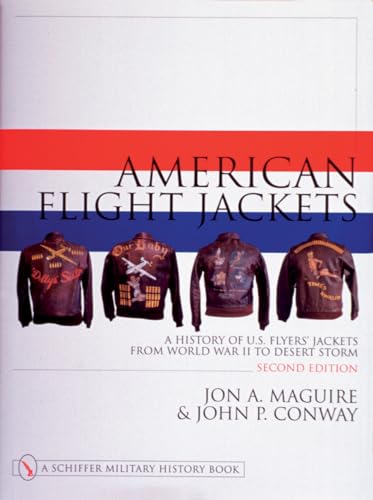 Book cover featuring four vintage American flight jackets from WWII to Desert Storm.