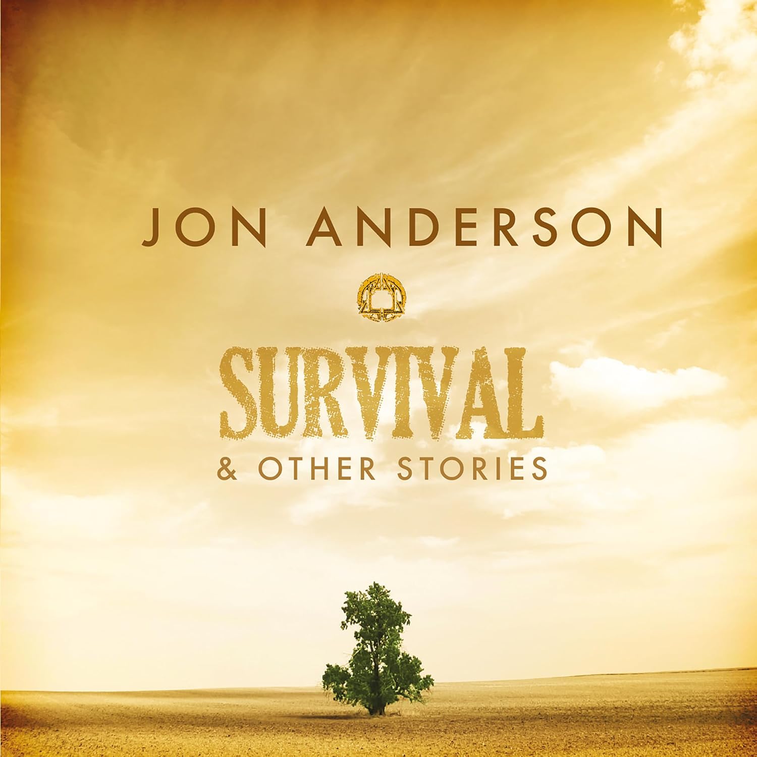 CD cover for Jon Anderson’s “Survival & Other Stories” with a lone tree.