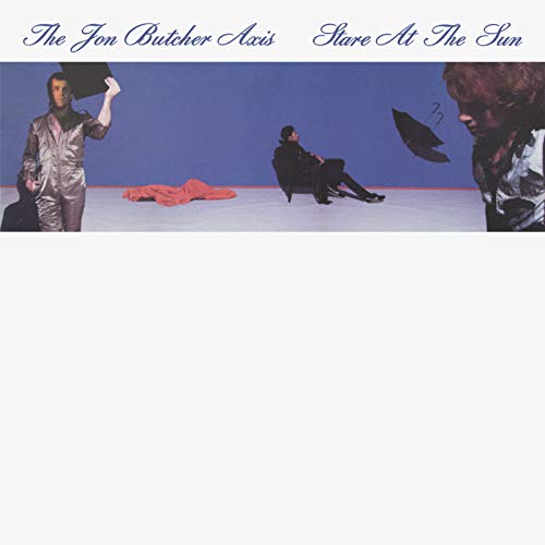 Album cover for Jon Butcher Axis’ “Stare At The Sun” featuring three figures.