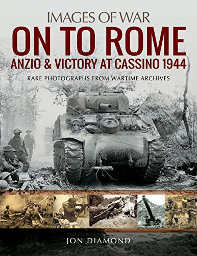 Book cover depicting a tank and soldiers in Italy, 1944.