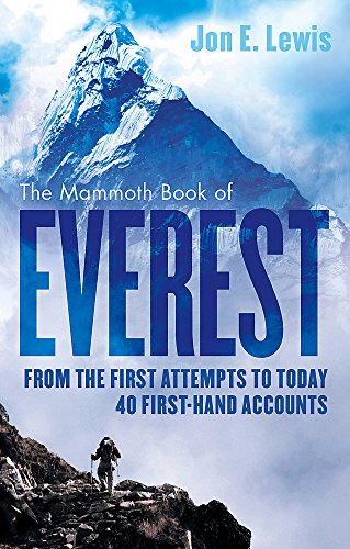 Book cover featuring Mount Everest and a lone climber.